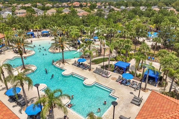 Pool - Stunning 6-Bedroom Pool Home Minutes from Disney (Davenport)