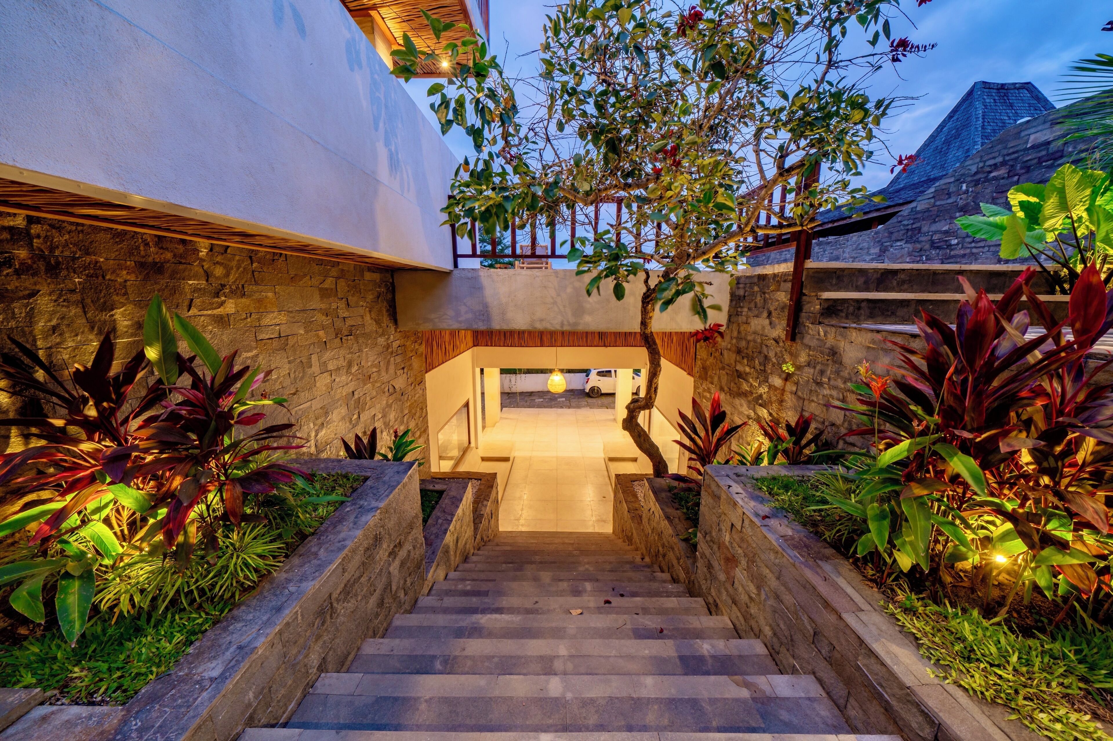 Entrada al alojamiento