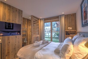 3 bedrooms, iron/ironing board, WiFi, bed sheets - Appartement Reflet des Cimes -  Welkeys (Megève)