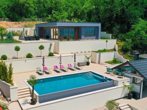 A heated pool - Luxury Villa Dobri Dida by Interhome (Donji Vinjani)