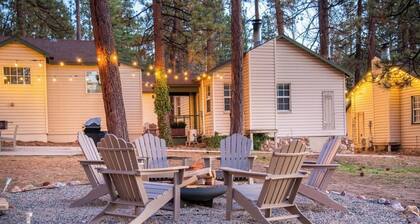 Walk to the Village from Nordic Lakewood Cabins
