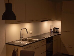 Fridge, oven, dishwasher, cookware/dishes/utensils - Chalet Friedrich by Interhome (Grindelwald)