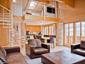 TV, fireplace - Apartment Bärgrose by Interhome (Grindelwald)