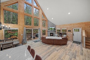 Interior - 3-bedroom A-Frame w/ Hot Tub, Sauna, WiFi and EV charging (Ashford)