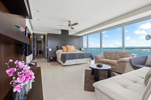 3 bedrooms, iron/ironing board, Internet, bed sheets - Oceanfront Luxury 3BR Condo - Large Terrace - Beach Access - Sleeps 8 (Puerto Vallarta)