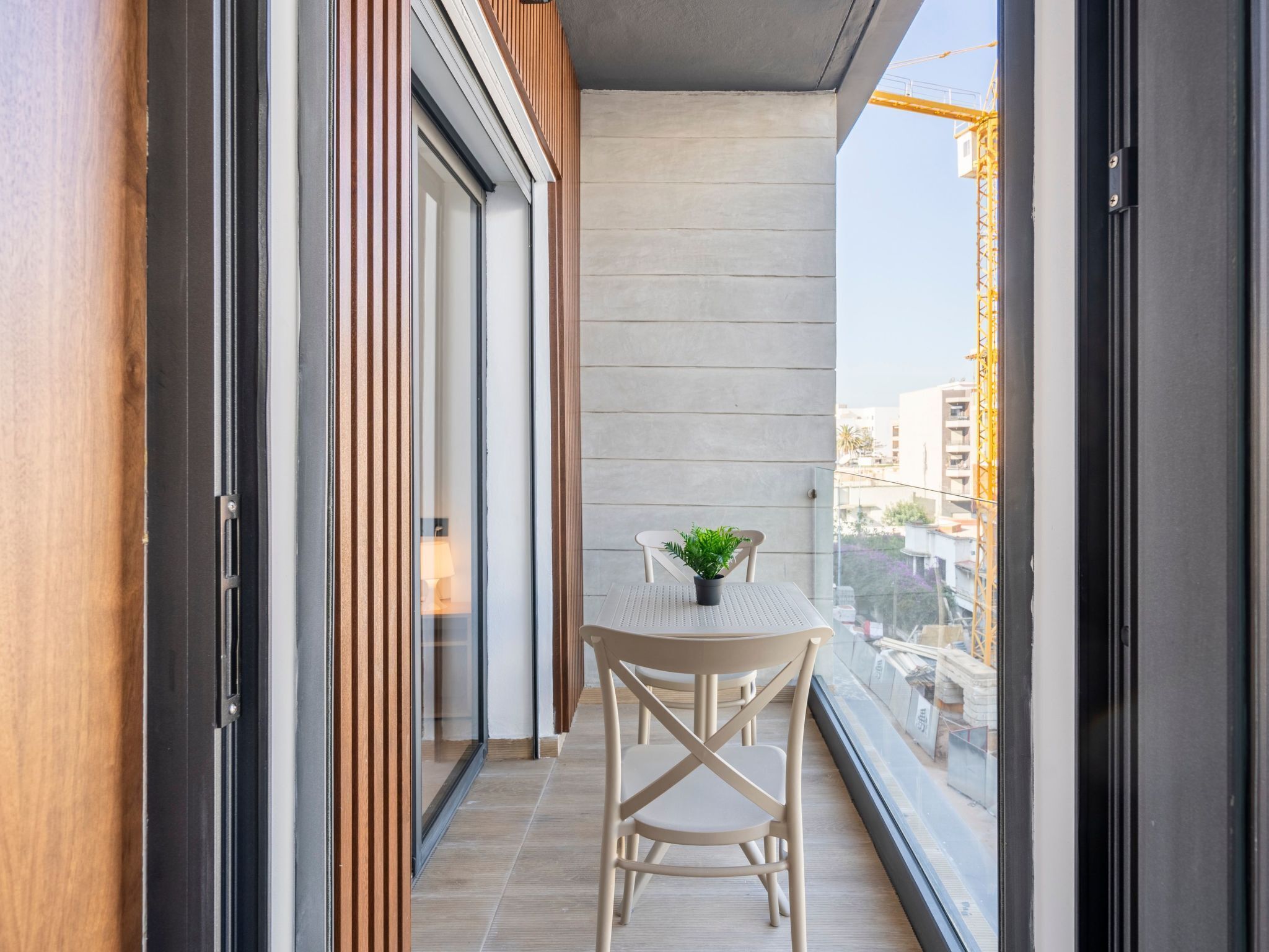 屋外ダイニングエリア