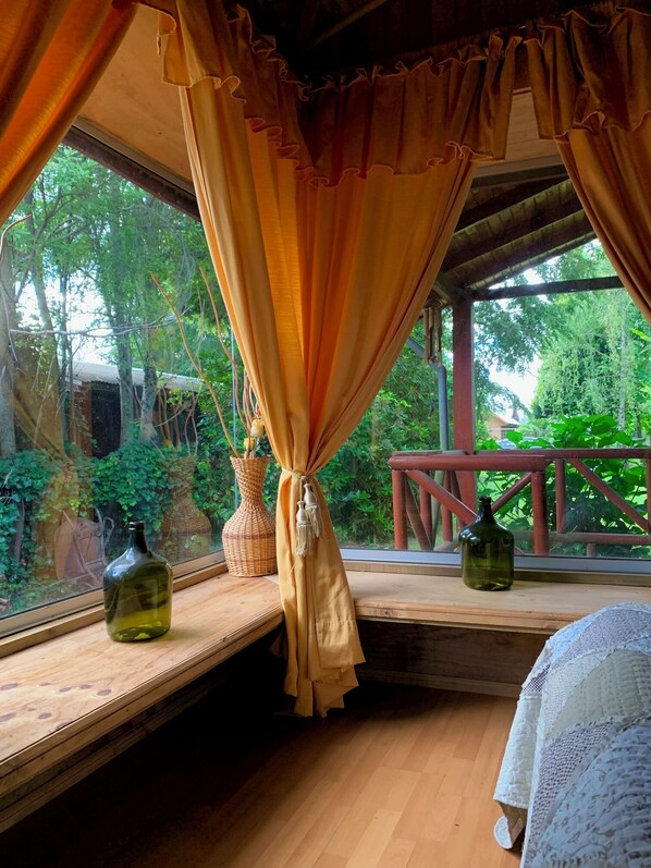 Bungalow Comfort, patio, pemandangan kebun