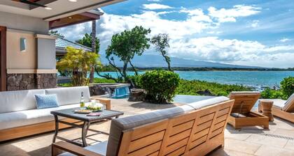 New! Luxury Oceanfront 4-Bedroom Villa with Movie Theater, Private Pool, Hot Tub, and Free Car with 6+ Nights! Hale Nani at Kolea Kai by KBM Resorts