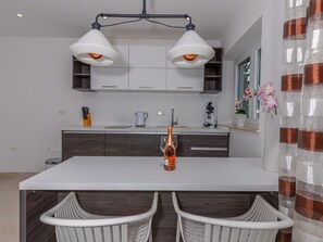 Fridge, dishwasher, cookware/dishes/utensils - Apartment Konstantin by Interhome (Crikvenica)