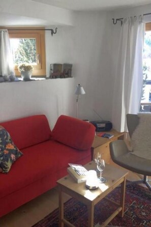TV, fireplace, DVD player - Chesa Linaira by Interhome (Pontresina)