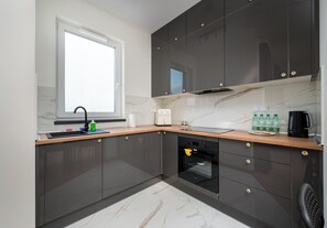 Fridge, oven, stovetop, dishwasher - Ursus Spacious Apartment (Warszawa)