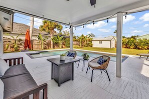 Terrace/patio - 3-bedroom pool house in marvelous Punta Gorda (Punta Gorda)