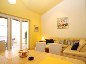 Living area - Apartment Bakrac by Interhome (Krk/Baška)