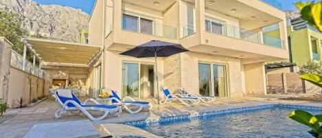 Una piscina riscaldata