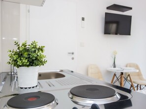 Fridge, cookware/dishes/utensils - in Baška mit Eigenem Balkon by Interhome (Krk/Baška)