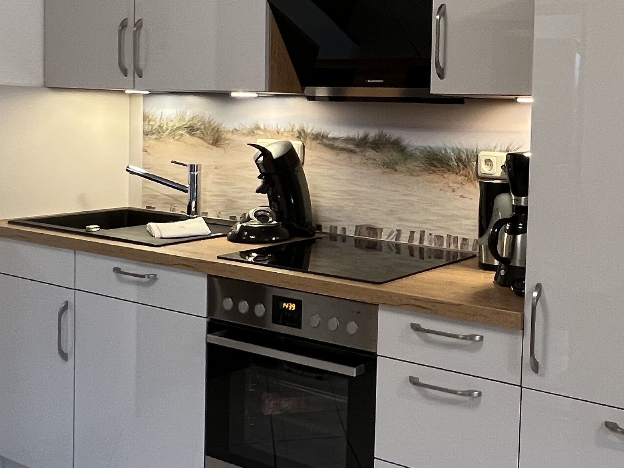 Kühlschrank, Mikrowelle, Ofen, Geschirrspüler