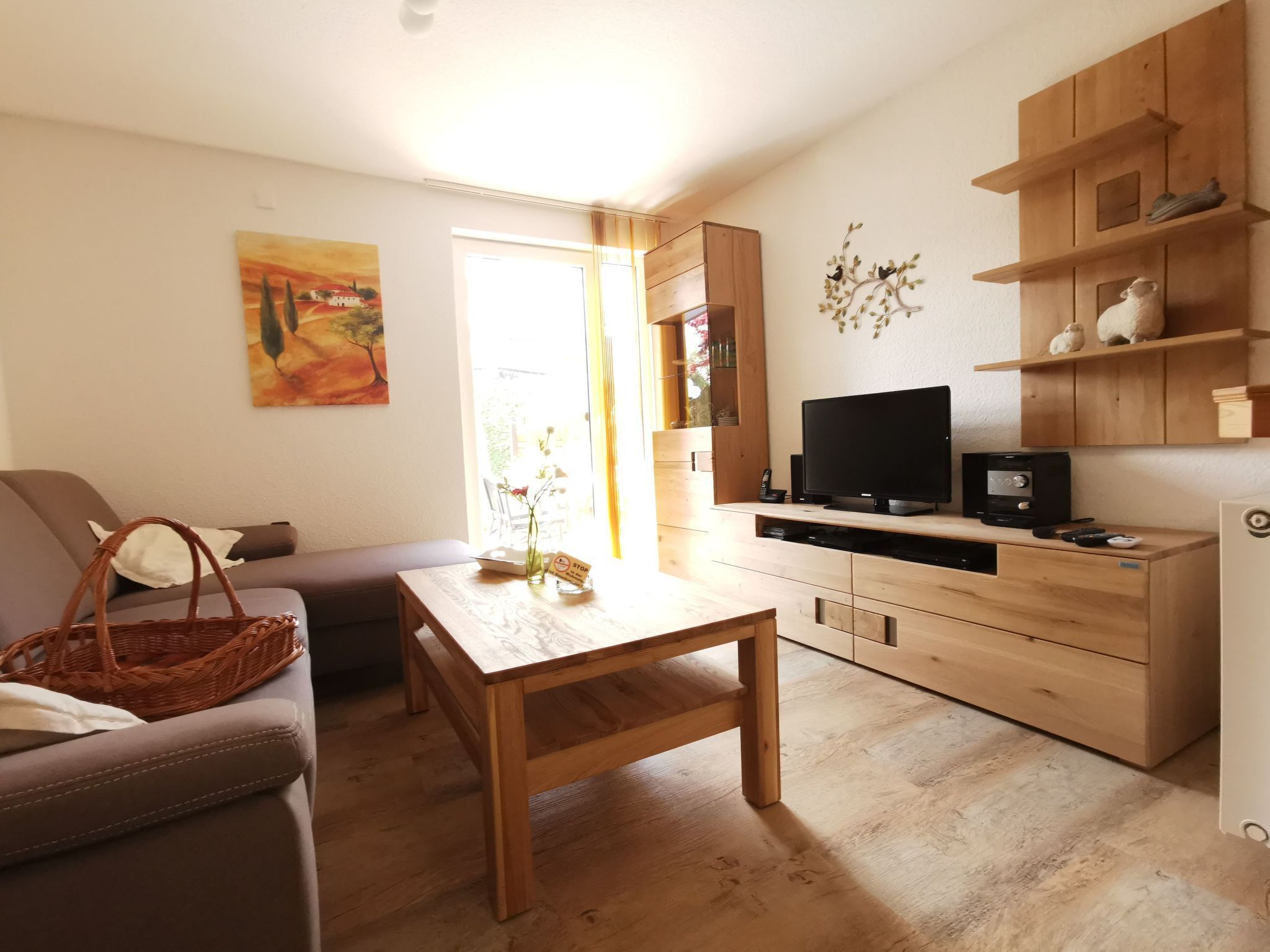 Televisión y reproductor de DVD 