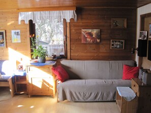 Fernseher, Kamin