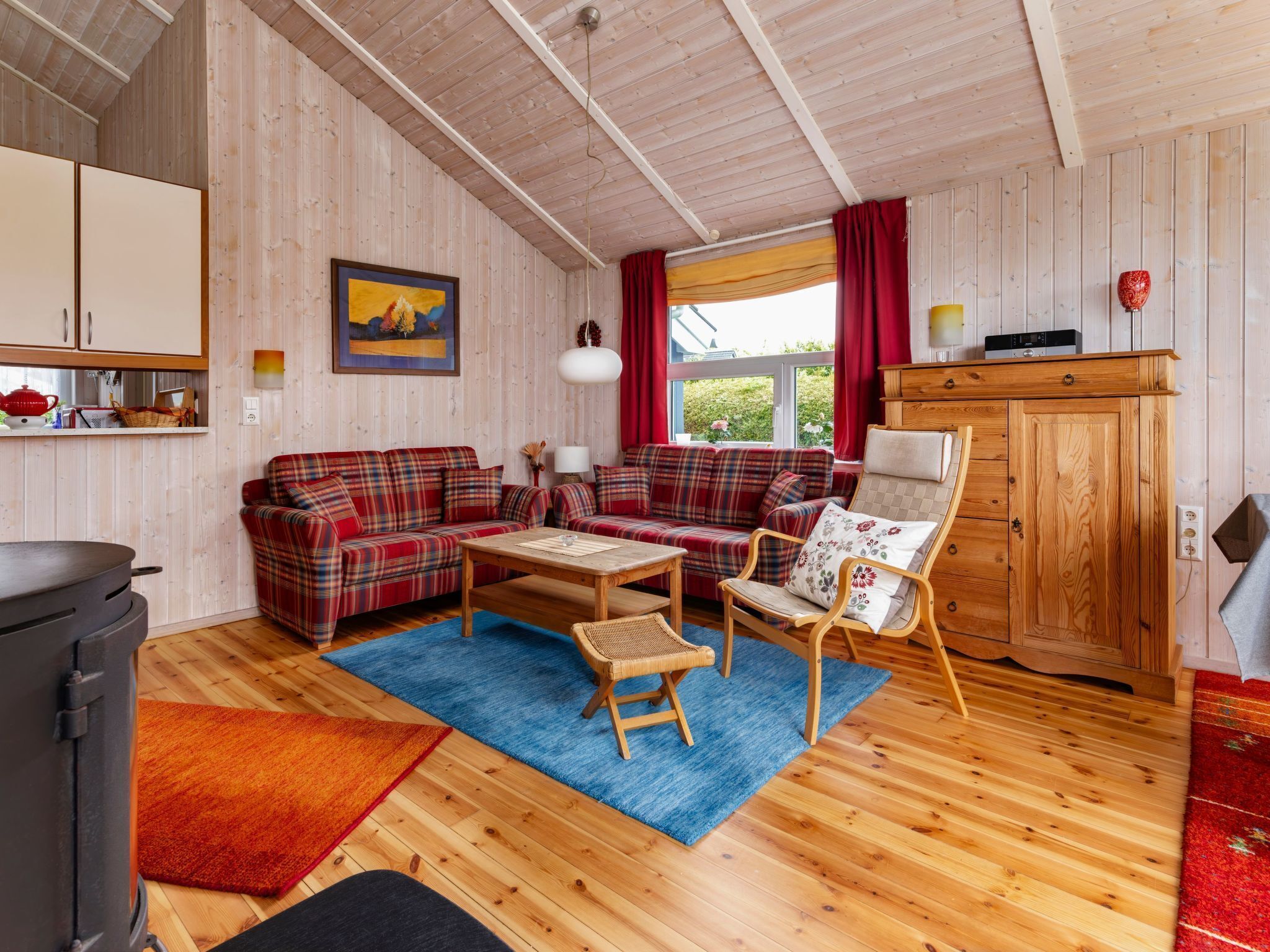 Eldstad och dvd-spelare