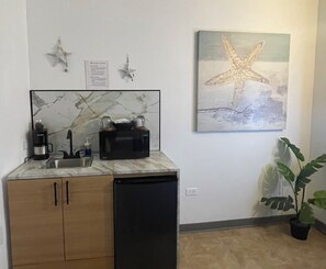 Comfort Studio | Private kitchen | Coffee/tea maker - Estudios 303  (San Juan)