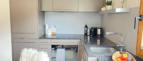 Kühlschrank, Ofen, Geschirrspüler, Kochgeschirr/Geschirr/Besteck