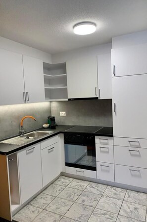 Fridge, oven, dishwasher, cookware/dishes/utensils - Sonnig und gemütlich by Interhome (Meiringen)