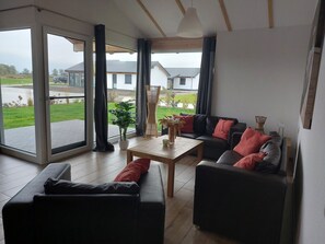 Living area - G13 Ferienhaus mit Garten und Fahrradschuppen by Interhome (Burhave)