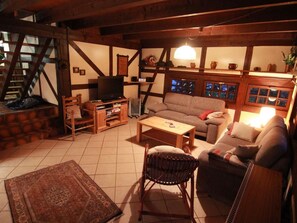 Fireplace, DVD player - Fachwerkhaus Hüttenzauber by Interhome (Burhave)