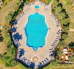 A heated pool - Gulf Views-Balcony-Sleeps 6-Med213E (Miramar Beach)