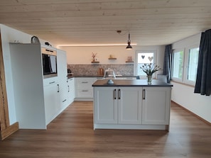 Fridge, oven, cookware/dishes/utensils - Schlosshöchi by Interhome (Mosnang)