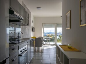Fridge, cookware/dishes/utensils - Superior Suite with Seaview by Interhome (Murter/Betina)