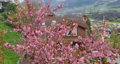 Charmantes Chalet Apartment mit Aussicht by Interhome