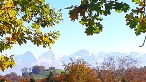 A mountain landscape with autumn foliage and a clear sky. - Gurtendörfli by Interhome (Wabern)