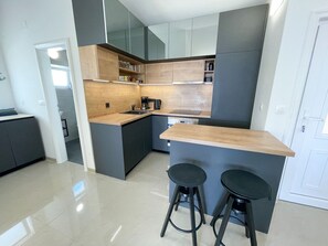 Fridge, oven, dishwasher, cookware/dishes/utensils - Appartement in Dramalj by Interhome (Crikvenica/Dramalj)