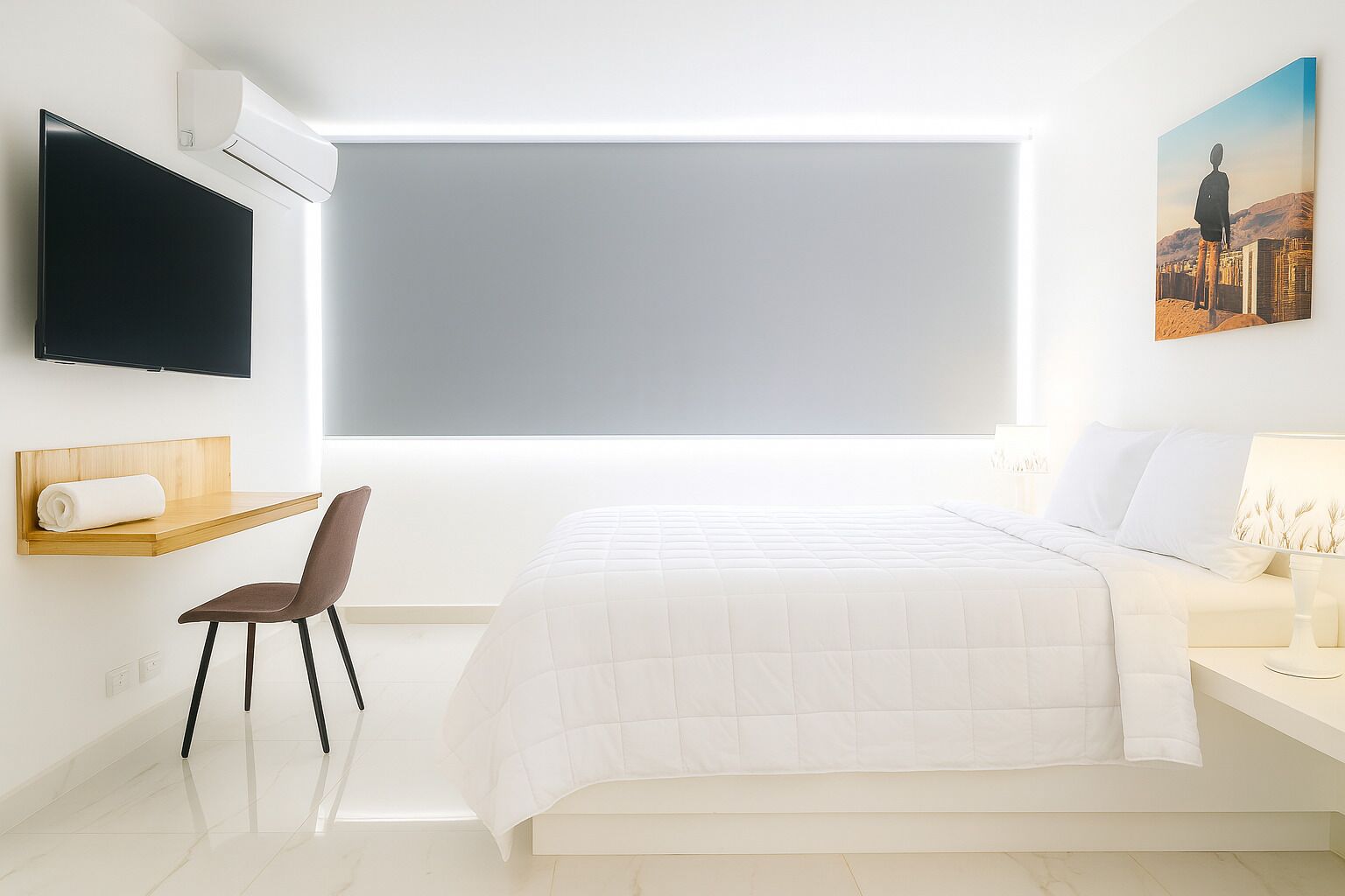 Chambre Double Économique | Bureau, espace de travail pour ordinateur portable