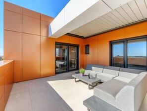 Terrace/patio - Luxuriöses Penthouse Viki mit Meerblick by Interhome (Umag)