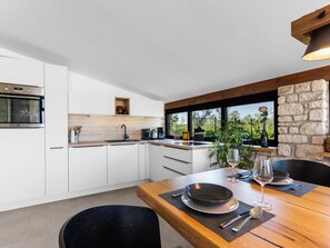 Fridge, oven, dishwasher, cookware/dishes/utensils - Villa Casa Claudia by Interhome (Novigrad (Istra))