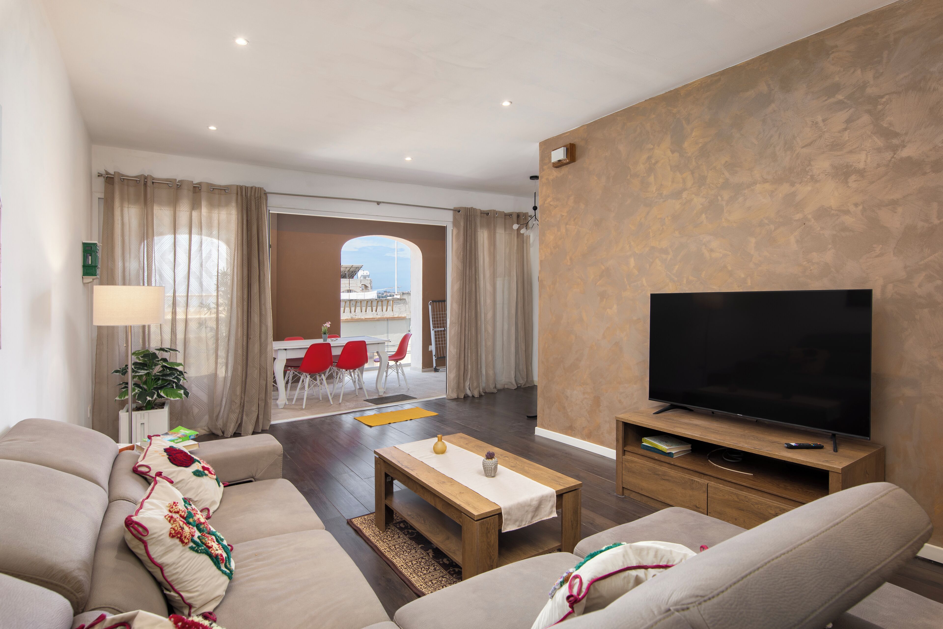 Apartment, 3 Bedrooms, Garden View | Living area