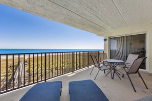 Terrace/patio - Beautiful Views, Brand New Flooring | 3 Bedroom Oceanfront (Fernandina Beach)