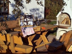 Outdoor dining - FeHaus Johannesberg by Interhome (Fischbach)