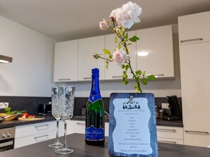 Kühlschrank, Ofen, Geschirrspüler, Kochgeschirr/Geschirr/Besteck