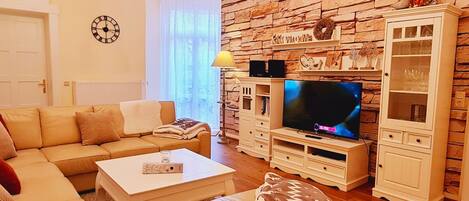 TV, fireplace, DVD player