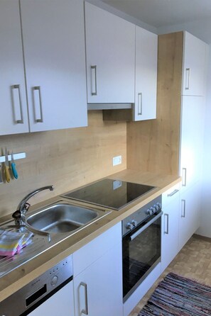 Fridge, oven, dishwasher, cookware/dishes/utensils - Appartement in Wildschönau-Niederau by Interhome (Niederau)