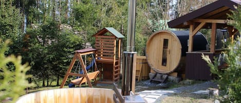 Baignoire à remous extérieure