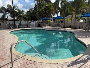 Pool - Cozy 1-bedroom mobile home in nice Zephyrhills with AC.. pool hot tub.. over 55 (Zephyrhills)