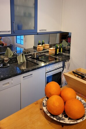 Frigorifero, forno, lavastoviglie, pentole/stoviglie/utensili