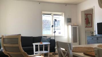 TV og peis