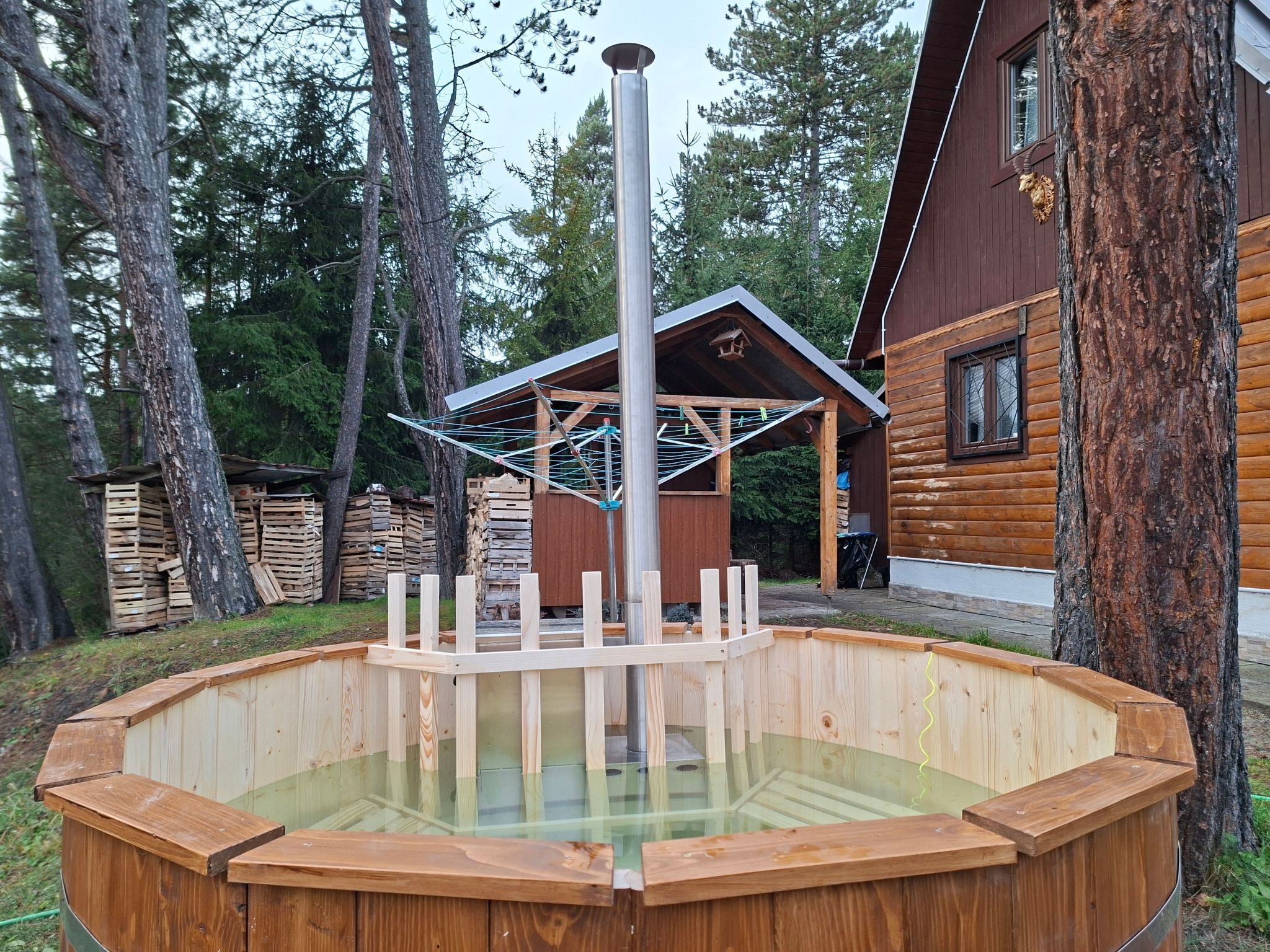 Bain à remous extérieur