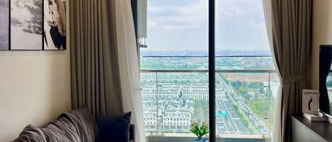 Departamento Premium | Área de sala de estar | Televisión LCD