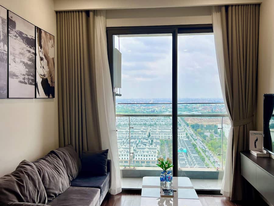 Appartement Premium | Coin séjour | Télévision LCD